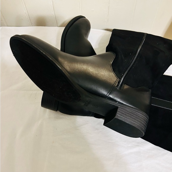 New With Tags Karen Scott-Deliee Black Riding Boots Size 11 Wide Width
